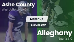 Matchup: Ashe County vs. Alleghany  2017