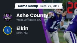 Recap: Ashe County  vs. Elkin  2017