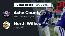 Recap: Ashe County  vs. North Wilkes  2017