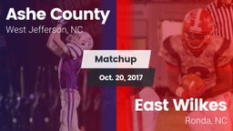 Matchup: Ashe County vs. East Wilkes  2017