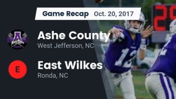 Recap: Ashe County  vs. East Wilkes  2017
