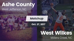 Matchup: Ashe County vs. West Wilkes  2017