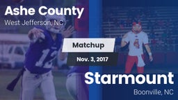 Matchup: Ashe County vs. Starmount  2017
