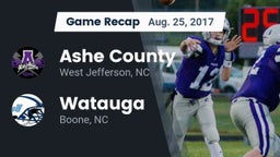 Recap: Ashe County  vs. Watauga  2017