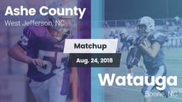Matchup: Ashe County vs. Watauga  2018