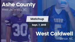 Matchup: Ashe County vs. West Caldwell  2018