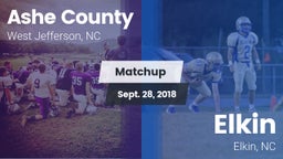 Matchup: Ashe County vs. Elkin  2018