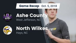 Recap: Ashe County  vs. North Wilkes  2018