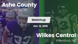Matchup: Ashe County vs. Wilkes Central  2018