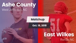 Matchup: Ashe County vs. East Wilkes  2018