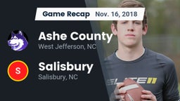 Recap: Ashe County  vs. Salisbury  2018