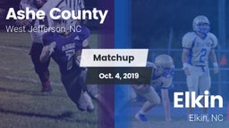 Matchup: Ashe County vs. Elkin  2019