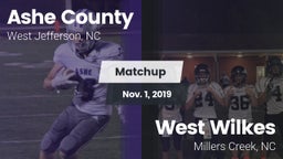 Matchup: Ashe County vs. West Wilkes  2019