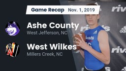 Recap: Ashe County  vs. West Wilkes  2019