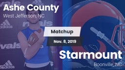 Matchup: Ashe County vs. Starmount  2019