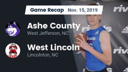Recap: Ashe County  vs. West Lincoln  2019