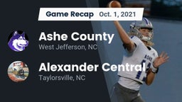 Recap: Ashe County  vs. Alexander Central  2021