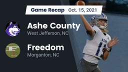 Recap: Ashe County  vs. Freedom  2021