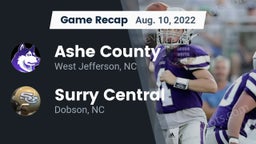 Recap: Ashe County  vs. Surry Central  2022