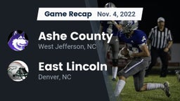 Recap: Ashe County  vs. East Lincoln  2022