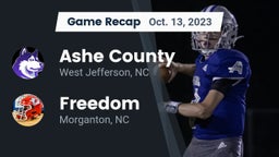 Recap: Ashe County  vs. Freedom  2023