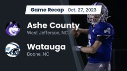 Recap: Ashe County  vs. Watauga  2023