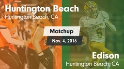 Matchup: Huntington Beach vs. Edison  2016