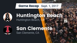 Recap: Huntington Beach  vs. San Clemente  2017