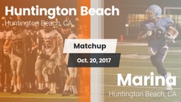Matchup: Huntington Beach vs. Marina  2017