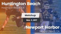 Matchup: Huntington Beach vs. Newport Harbor  2017
