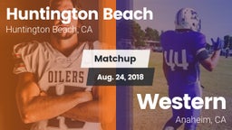 Matchup: Huntington Beach vs. Western  2018