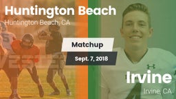Matchup: Huntington Beach vs. Irvine  2018