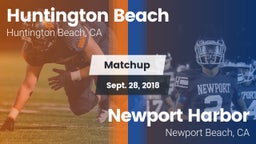 Matchup: Huntington Beach vs. Newport Harbor  2018
