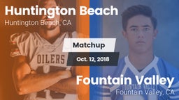 Matchup: Huntington Beach vs. Fountain Valley  2018
