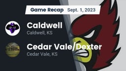 Recap: Caldwell  vs. Cedar Vale/Dexter  2023