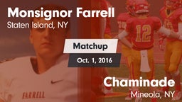 Matchup: Monsignor Farrell vs. Chaminade  2016