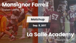 Matchup: Monsignor Farrell vs. La Salle Academy 2017