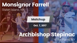 Matchup: Monsignor Farrell vs. Archbishop Stepinac  2017