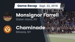 Recap: Monsignor Farrell  vs. Chaminade  2018