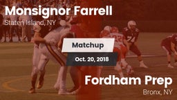 Matchup: Monsignor Farrell vs. Fordham Prep  2018