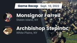 Recap: Monsignor Farrell  vs. Archbishop Stepinac  2022