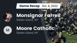 Recap: Monsignor Farrell  vs. Moore Catholic  2022