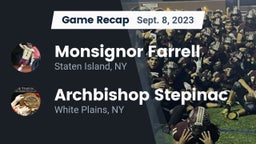 Recap: Monsignor Farrell  vs. Archbishop Stepinac  2023