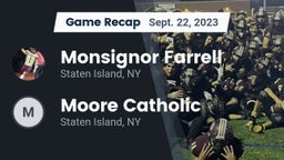 Recap: Monsignor Farrell  vs. Moore Catholic  2023