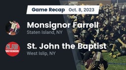 Recap: Monsignor Farrell  vs. St. John the Baptist  2023