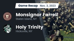 Recap: Monsignor Farrell  vs. Holy Trinity  2023