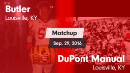 Matchup: Butler vs. DuPont Manual  2016