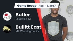 Recap: Butler  vs. Bullitt East  2017
