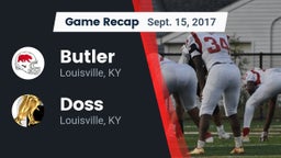Recap: Butler  vs. Doss  2017