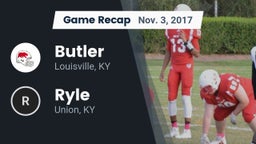 Recap: Butler  vs. Ryle  2017